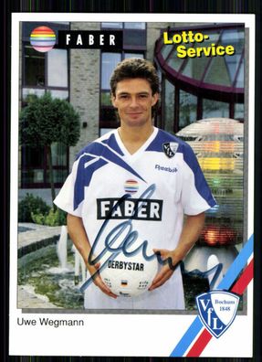 Uwe Wegmann VFL Bochum 1994-95 Autogrammkarte Original Signiert + A 86304