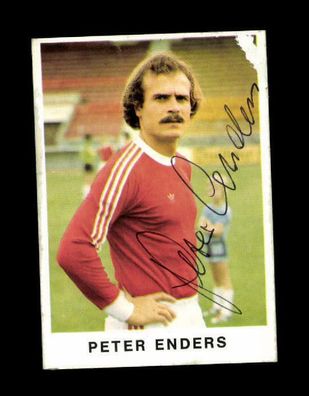 Peter Enders Kickers Offenbach 1975-76 Bergmann Sammelbild Orig Sign+ A 216403