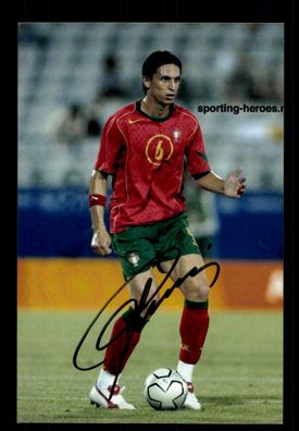 Fernando Meira Nationalspieler Portugal Foto Original Signiert + A 216545