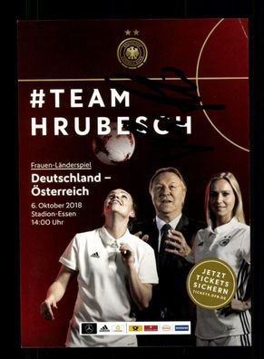 Horst Hrubesch DFB Autogrammkarte 2018 Original Signiert + A 216637