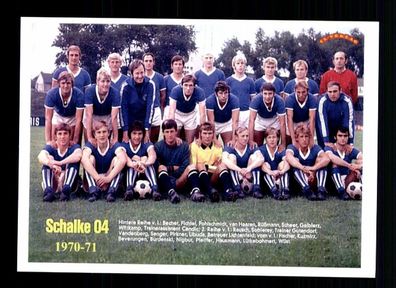 FC Schalke 04 Mannschaftskarte 1970-71