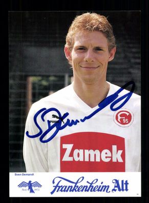 Sven Demandt Autogrammkarte Fortuna Düsseldorf 1988-89 Original + A 206681