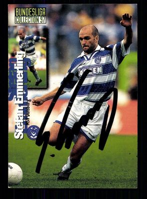Stefan Emmerling MSV Duisburg Panini Card 1997 Original Signiert + A 216269