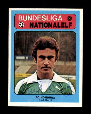 Kurt Knoll FC Homburg 1978-79 Americana Sammelbild Original Signiert+ A 216428