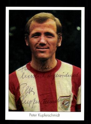 Peter Kupferschmidt Autogrammkarte Bayern München Original Signiert+ A 216569