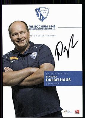 Benedikt Dreßelhaus VFL Bochum 2011-12 Autogrammkarte Original Signiert+ A 85899