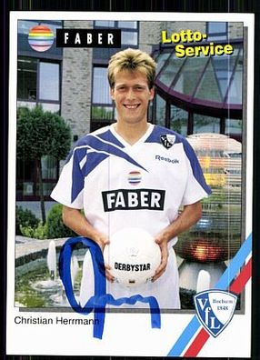 Christian Herrmann VFL Bochum 1994-95 Autogrammkarte Original Signiert + A 85663