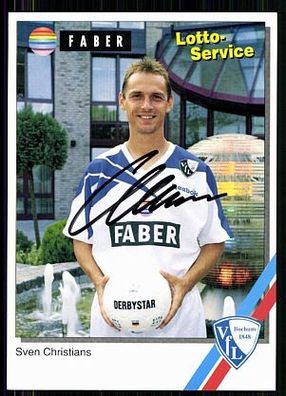 Sven Christians VFL Bochum 1994-95 Autogrammkarte Original Signiert + A 85672