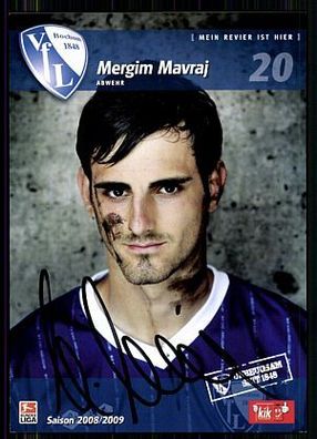 Mergim Mavraj VFL Bochum 2008-09 Autogrammkarte Original Signiert + A 85702