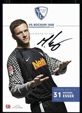 Michael Esser VFL Bochum 2011-12 Autogrammkarte Original Signiert+ A 85909