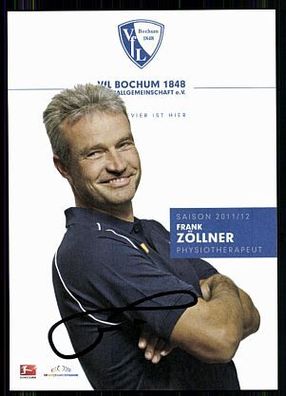 Frank Zöllner VFL Bochum 2011-12 Autogrammkarte Original Signiert+ A 85905
