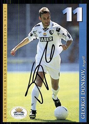 Georgi Donkov VFL Bochum 1996-97 Autogrammkarte Original Signiert + A 85726