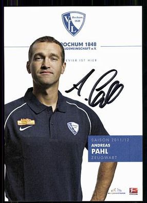 Andreas Pahl VFL Bochum 2011-12 Autogrammkarte Original Signiert+ A 85900