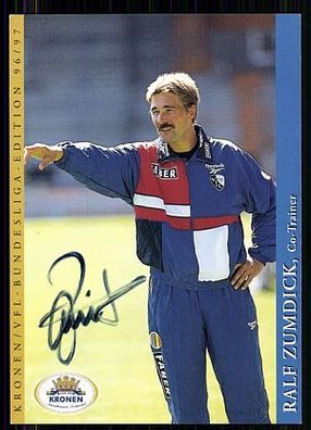 Ralf Zumdick VFL Bochum 1996-97 Autogrammkarte Original Signiert + A 85713