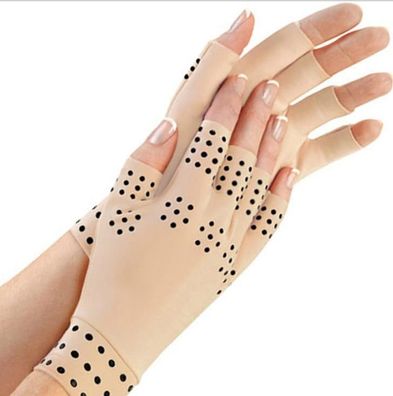 Magnetische fingerlose Handschuhe Arthritis Schmerzlinderung heilen Gelenke