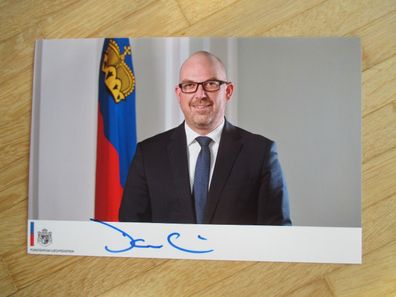 Liechtenstein Regierungschef-Stellvertreter Dr. Daniel Risch - handsign. Autogramm!!