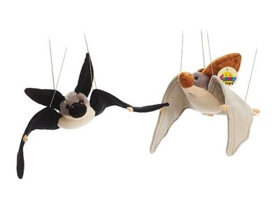 2 Fledermaus Plüschtiere, 40 cm Fledermäuse Kuscheltiere Stofftiere Vampire Halloween