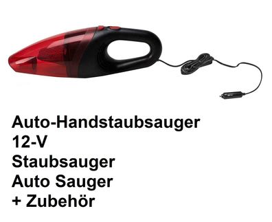 Auto-Handstaubsauger 12-V Staubsauger Auto Sauger + Zubehör. NEU, Original-Verpackung