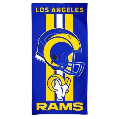NFL Handtuch Los Angeles Rams Beach Towel Strandtuch Badetuch Wincraft Helm