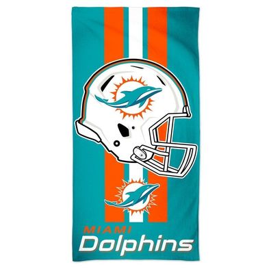 NFL Handtuch Miami Dolphins Beach Towel Strandtuch Badetuch Wincraft Helm