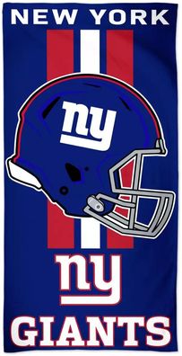 NFL Handtuch New York Giants Beach Towel Strandtuch Badetuch Wincraft Helm