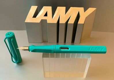Lamy Safari candy aquamarine Edition 2020 Füllfederhalter Füller EF F, M B LH
