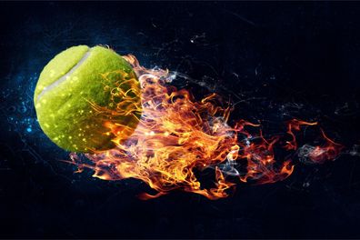 Muralo VLIES Fototapeten Tapeten XXL Fitness Tennis BALL Sport 3D 4018