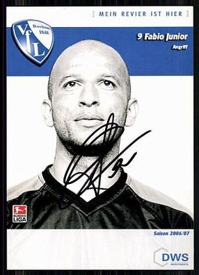 Fabio Junior VFL Bochum 2006-07 Autogrammkarte Original Signiert + A 86211