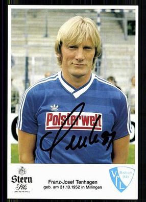 Franz-Josef Tenhagen VFL Bochum 1985-86 Autogrammkarte Original Signie+ A 85991