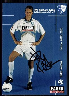 Hilko Ristau VFL Bochum 2000-01 Autogrammkarte Original Signiert + A 86105