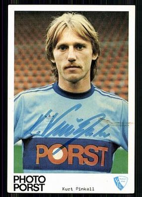 Kurt Pinkall VFL Bochum 1980-81 Autogrammkarte Original Signiert + A 86195