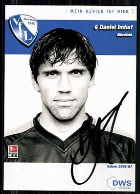 Daniel Imhof VFL Bochum 2006-07 Autogrammkarte Original Signiert + A 86216