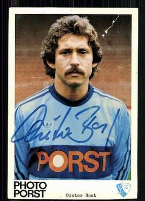 Dieter Bast VFL Bochum 1980-81 Autogrammkarte Original Signiert + A 86194