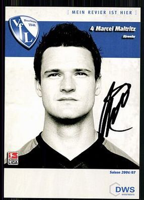 Marcel Maltritz VFL Bochum 2006-07 Autogrammkarte Original Signiert + A 86223