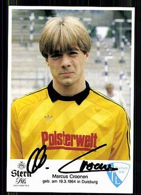 Marcus Croonen VFL Bochum 1985-86 Autogrammkarte Original Signiert + A 85996