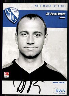 Pavel Drsek VFL Bochum 2006-07 Autogrammkarte Original Signiert + A 86233