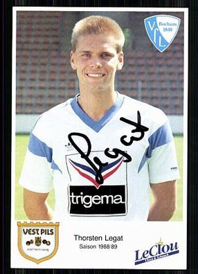 Thorsten Legat VFL Bochum 1988-89 Autogrammkarte Original Signiert + A 86264