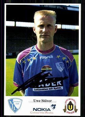 Uwe Stöver VFL Bochum 1993-94 Autogrammkarte Original Signiert + A 86067