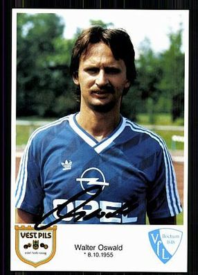 Walter Oswald VFL Bochum 1987-88 Autogrammkarte Original Signiert + A 86057