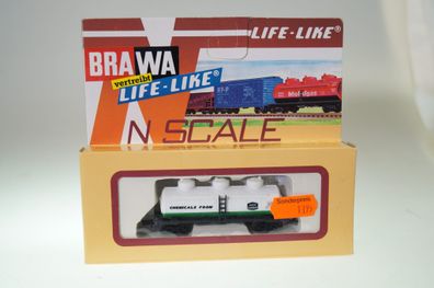 Spur N Brawa/ Life-Like 1061 US-Kesselwagen Union Carbide, neuw./ ovp