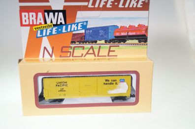 Spur N Brawa/ Life-Like US-Güterwagen Union Pacific, neuw./ ovp