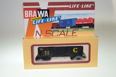 Spur N Brawa/ Life-Like US-Güterwagen B&O, neuw./ ovp