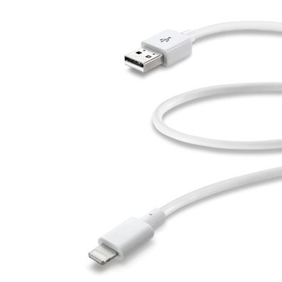 Cellularline USB 2.0 Lade-/ Datenkabel für Apple iPhone X Xr Xs 11 12 13 Pro Max