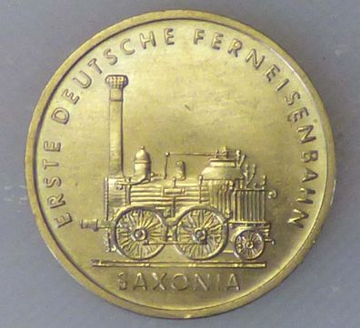 DDR 5 Mark 1988 150 Jahre Eisenbahn Saxonia