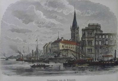 Stich Düsseldorf um 1900 /5013