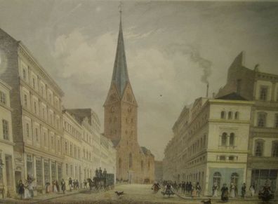 Stich Hamburg von 1842 /4531