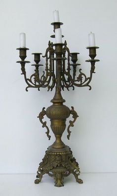 Kerzenleuchter um 1880, 6-armig /5283