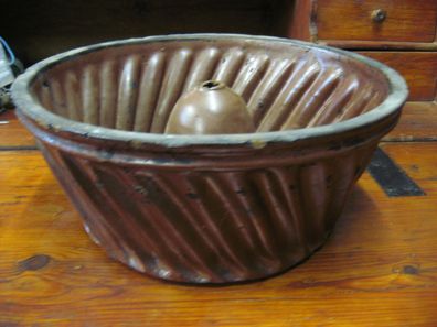 Keramik-Kuchenform um 1900 /3049