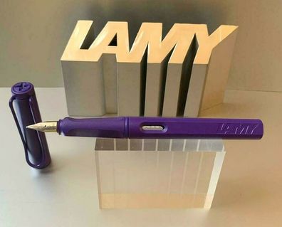 Lamy Safari candy violet Füllhalter Edition 2020 Füllfederhalter Füller EF F M B LH