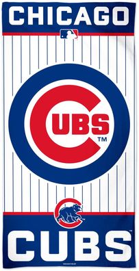 MLB Badetuch Chicago Cubs Logo Beach Towel 150x75cm 099606187710 Baseball